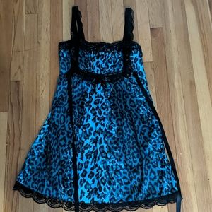 Betsey Johnson Leopard Print Dress - Medium